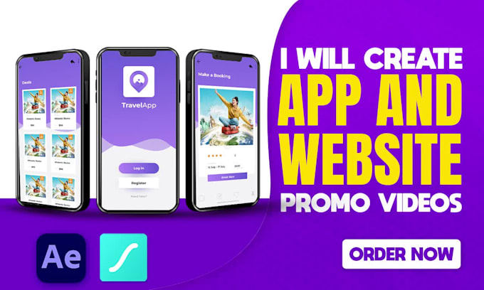 do app promo, presentation videos and app explainer video or preview