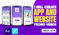 do app promo, presentation videos and app explainer video or preview