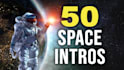 make 50 cool space logo intro video animations