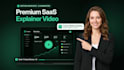 create a saas explainer video or saas product demo with UI animation