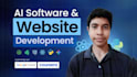do ai website development, web application ai chatbot as ai software developer