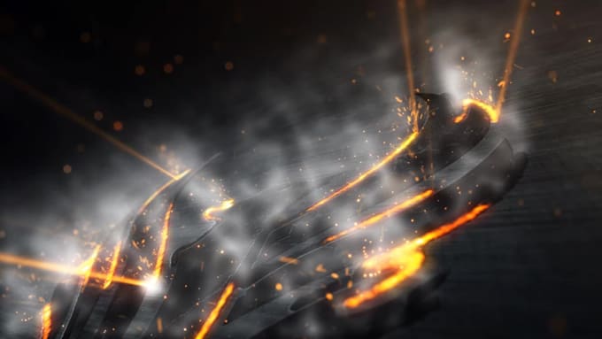 reveal your logo with a shocking laser intro, outro video animation