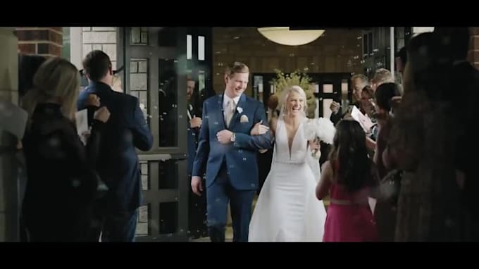 do cinematic wedding video editing
