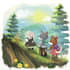 draw whimsical children book illustrations for you