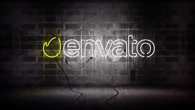 create awesome neon light intro