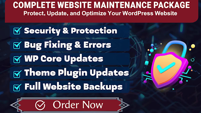 protect, secure, or maintain your wordpress website