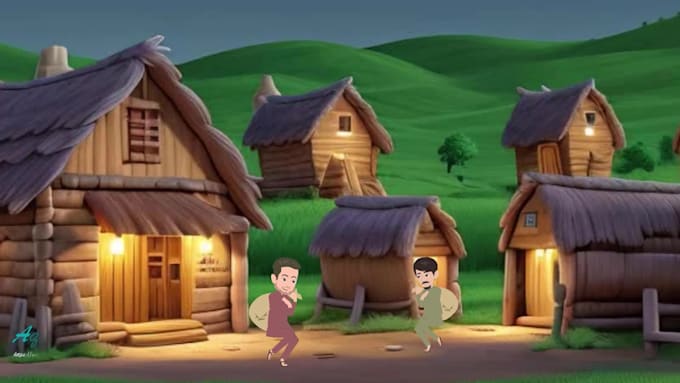 create 2d animated stories in hindi and urdu for youtube