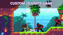 develop a unity 2d mobile and PC game