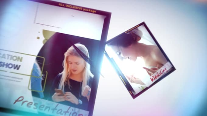 Hot Deals! I will make stylish photo video slideshow, presentation for business, portfolio, event  for $50