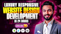 build luxury website design and website development