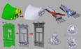 reverse engineer 3d scan mesh stl to cad step file for mechanical product design