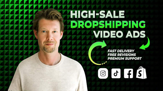create engaging shopify dropshipping video ads