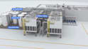 create realistic 3d industrial animation water recovery machinery process video