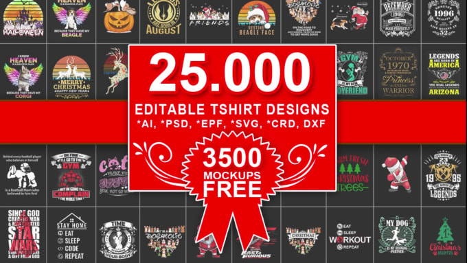 Design bulk t shirt and merch for printing on demand by Pixeldazel