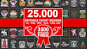 send 25k tshirt design bundles for print on demand business