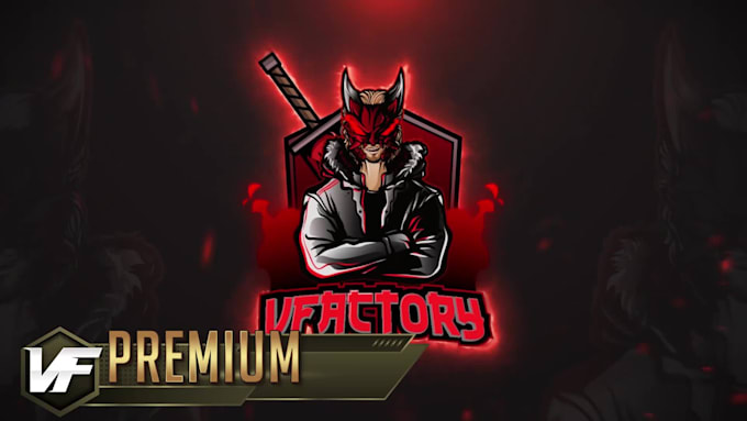 custom logo intro for kick, esport teams, twitch, and youtube channel