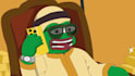 make animated twitch emotes and videos stylized as pepe frog