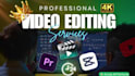 be your pro youtube video editor for HD editing in 24hrs