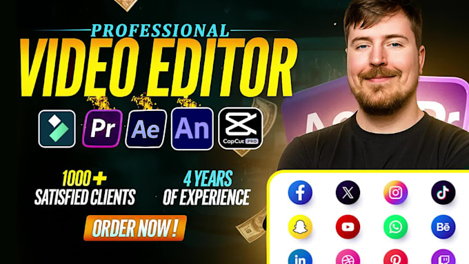 do creative and professional video editing