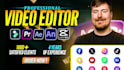 do creative and professional video editing