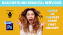 do background removal, clipping path and image editing services