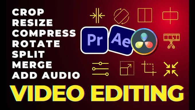 trim, merge, split, cut resize your videos for social media