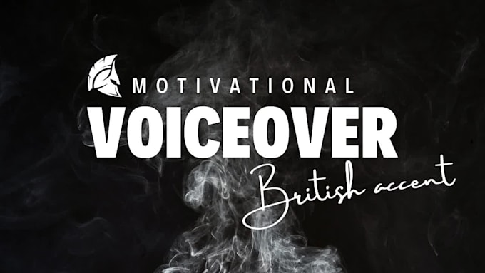 record a high quality motivational voice over