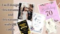 design invitations and invitations with qr codes