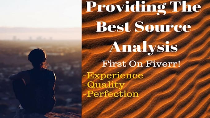write a source analysis that will be INSIGHTFUL in 24 hours