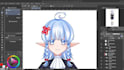 cut png to PSD for live2d asset