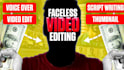 do expert faceless video editing for youtube automation and cash cow videos
