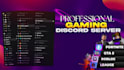 design a gaming discord server with moderation, bots and more