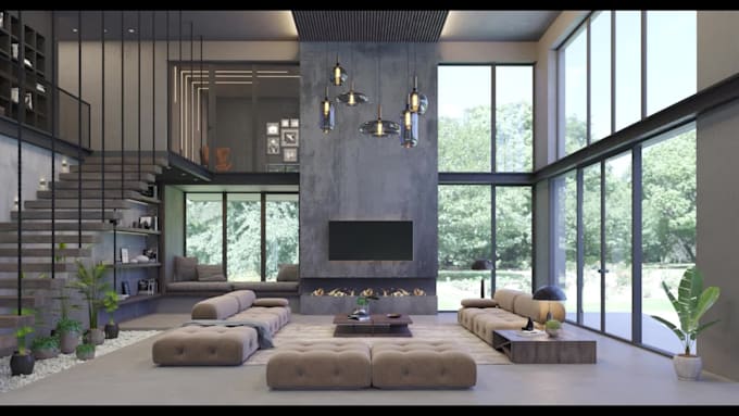 3d design and render your interior project
