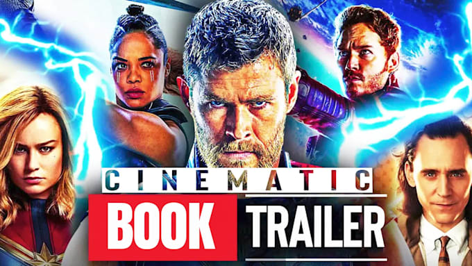 create a cinematic trailer teaser, promo, book video