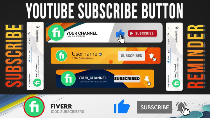 Subscribe Button Animation