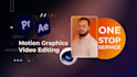 do motion graphics, 3d product animations, video editing