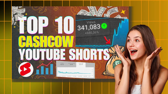 create top 10 cash cow faceless youtube shorts and long videos