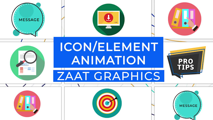 do icon animation video, GIF or json lottie