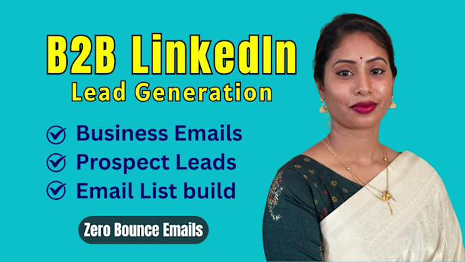 build targeted b2b linkedin leads and a verified email list