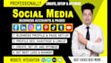 create and set up professional social media business accounts