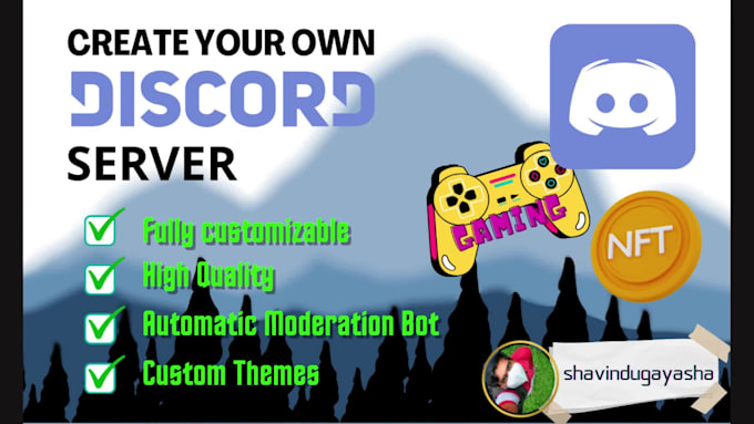 Create professional custom discord servers with discord bots by ...