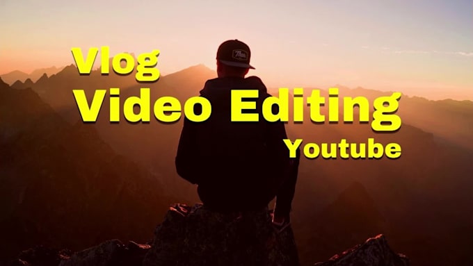 do video editing for youtube vlog