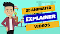 create a 2d animated explainer video, 2d animation video in 24hrs