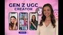 create a gen z female ugc video ad for instagram, tiktok, and facebook