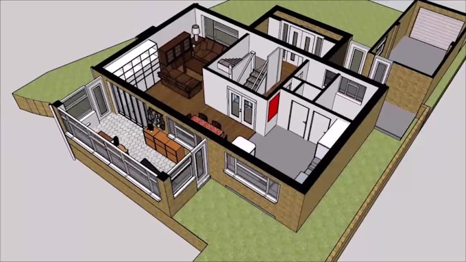 make your house sketchup 3d model