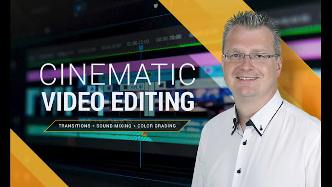 do professional cinematic video editing with color grading
