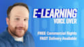 record a professional american male voice over for your elearning course