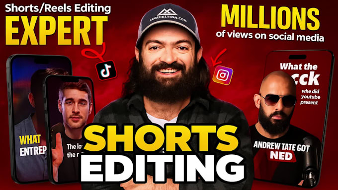 edit instagram reels, tiktok and youtube shorts