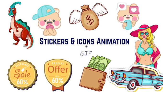 create and animate premium custom stickers and GIF