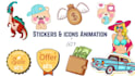 create and animate premium custom stickers and GIF